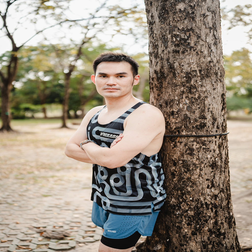 Singlet running shirt black