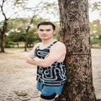 Singlet running shirt black