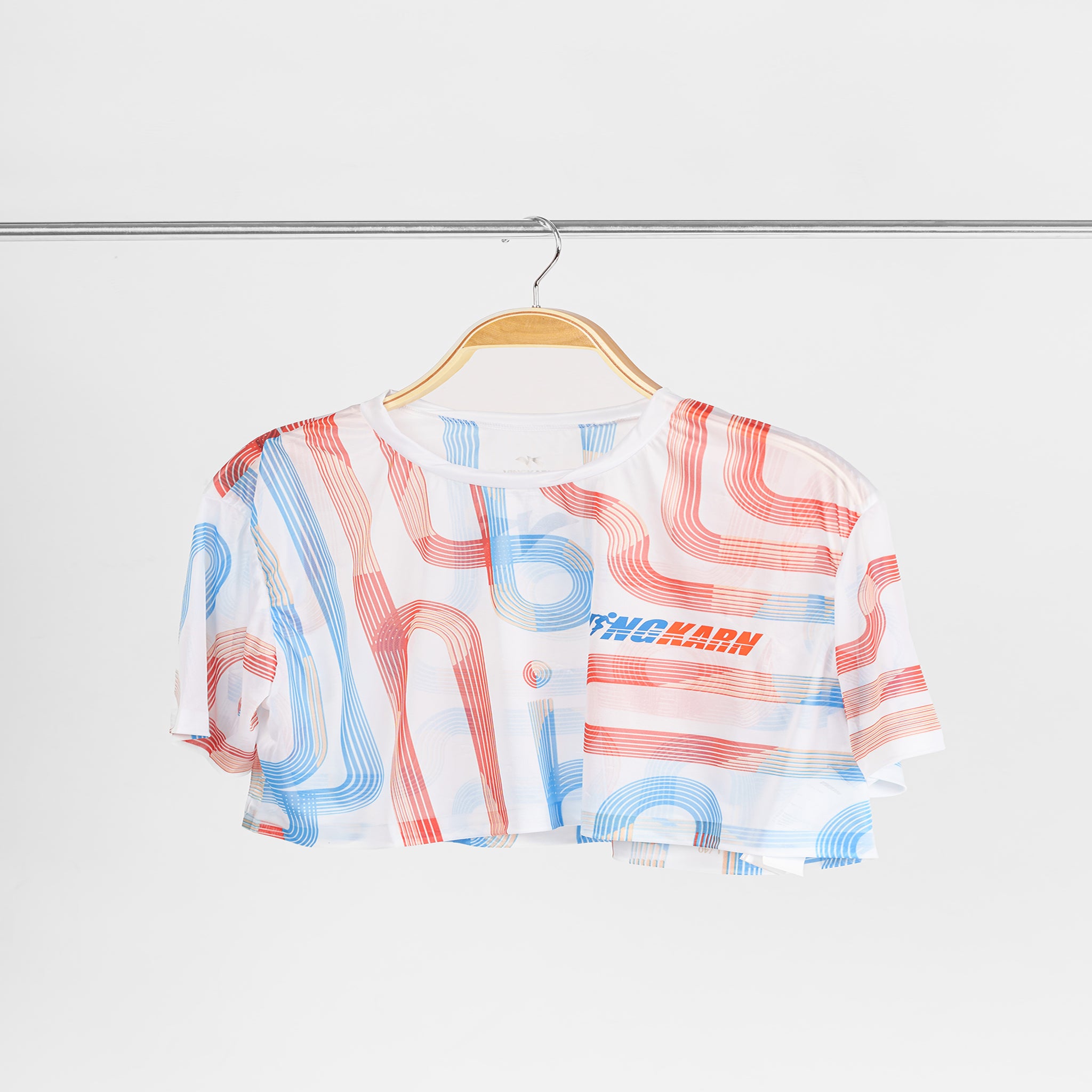 running track white crop Main image