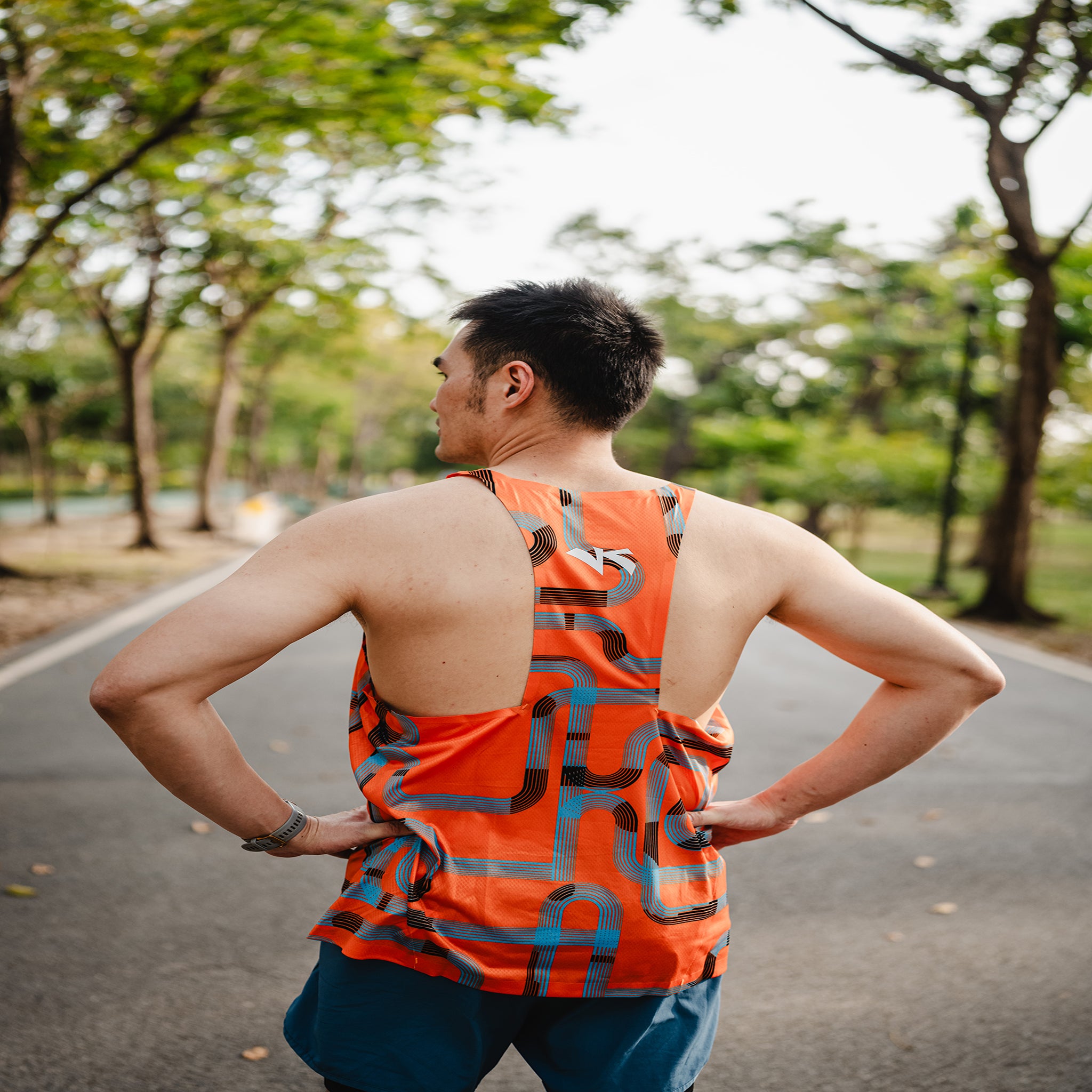Singlet running shirt Orange Secondary image