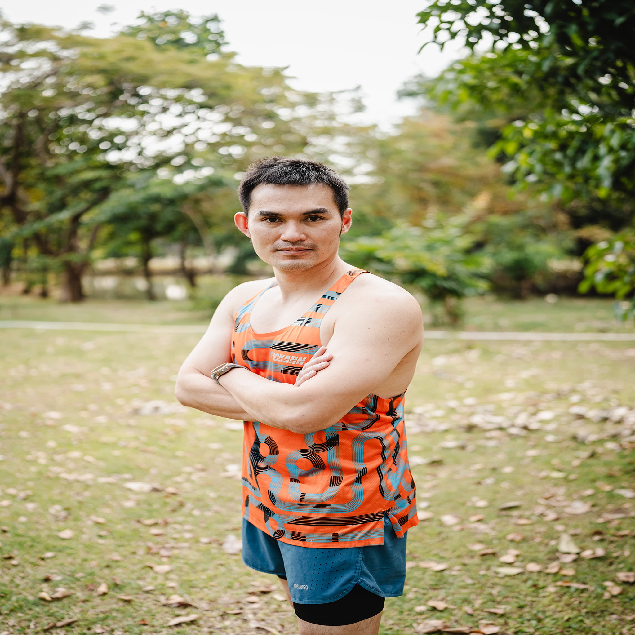 Singlet running shirt Orange