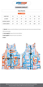 Singlet running shirt white